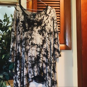 tie dye handkerchief top